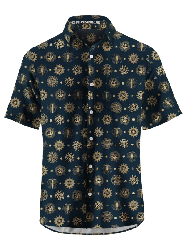 Orionride Card Parts Zipper Pockets Ultra Lightweight Short Sleeves Gravel Shirt sold by Orionride