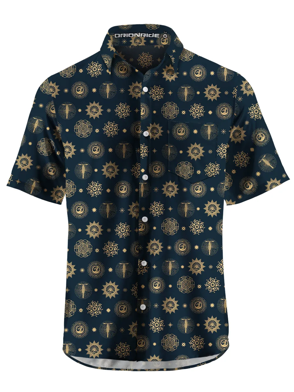 Orionride Card Parts Zipper Pockets Ultra Lightweight Short Sleeves Gravel Shirt sold by Orionride