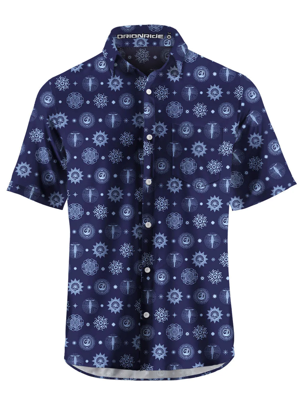 Orionride Card Parts Zipper Pockets Ultra Lightweight Short Sleeves Gravel Shirt sold by Orionride product image thumbnail 3