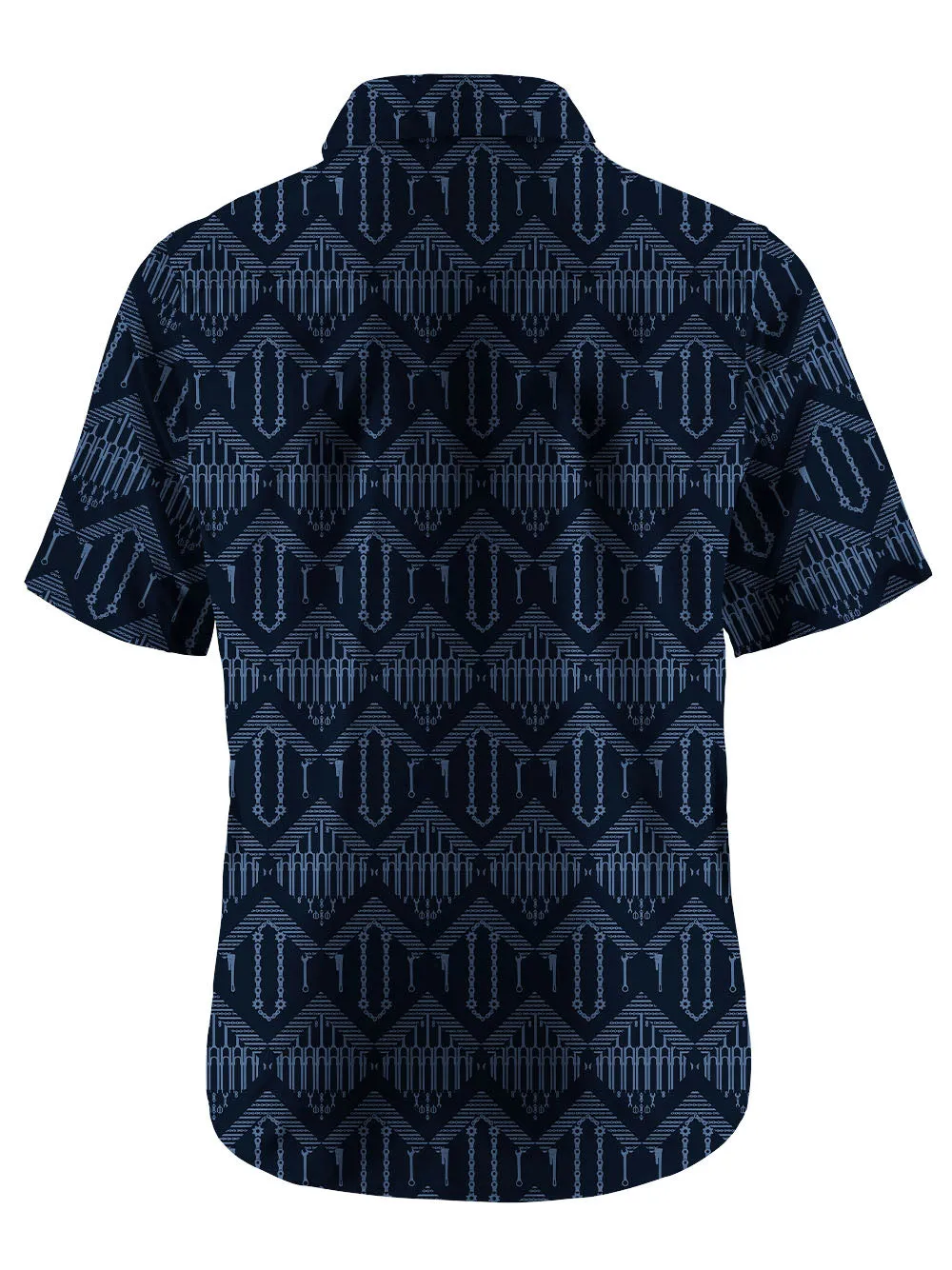 Orionride Checkered Chain Zipper Pockets Ultra Lightweight Short Sleeves Gravel Shirt sold by Orionride product image thumbnail 5