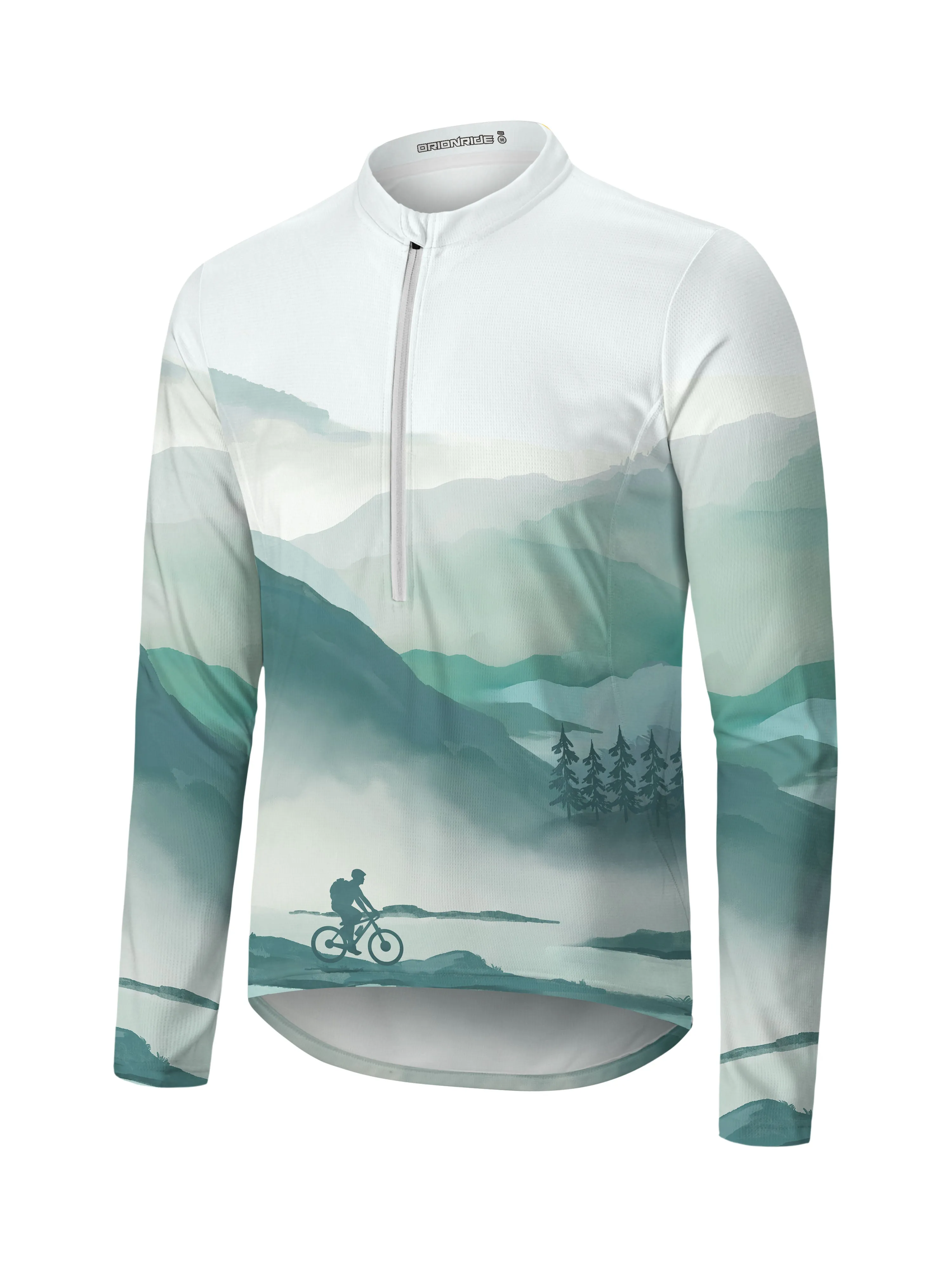 Orionride Mountain Adventure Long Sleeve Half Zipper Mountain Bike Jersey sold by Orionride