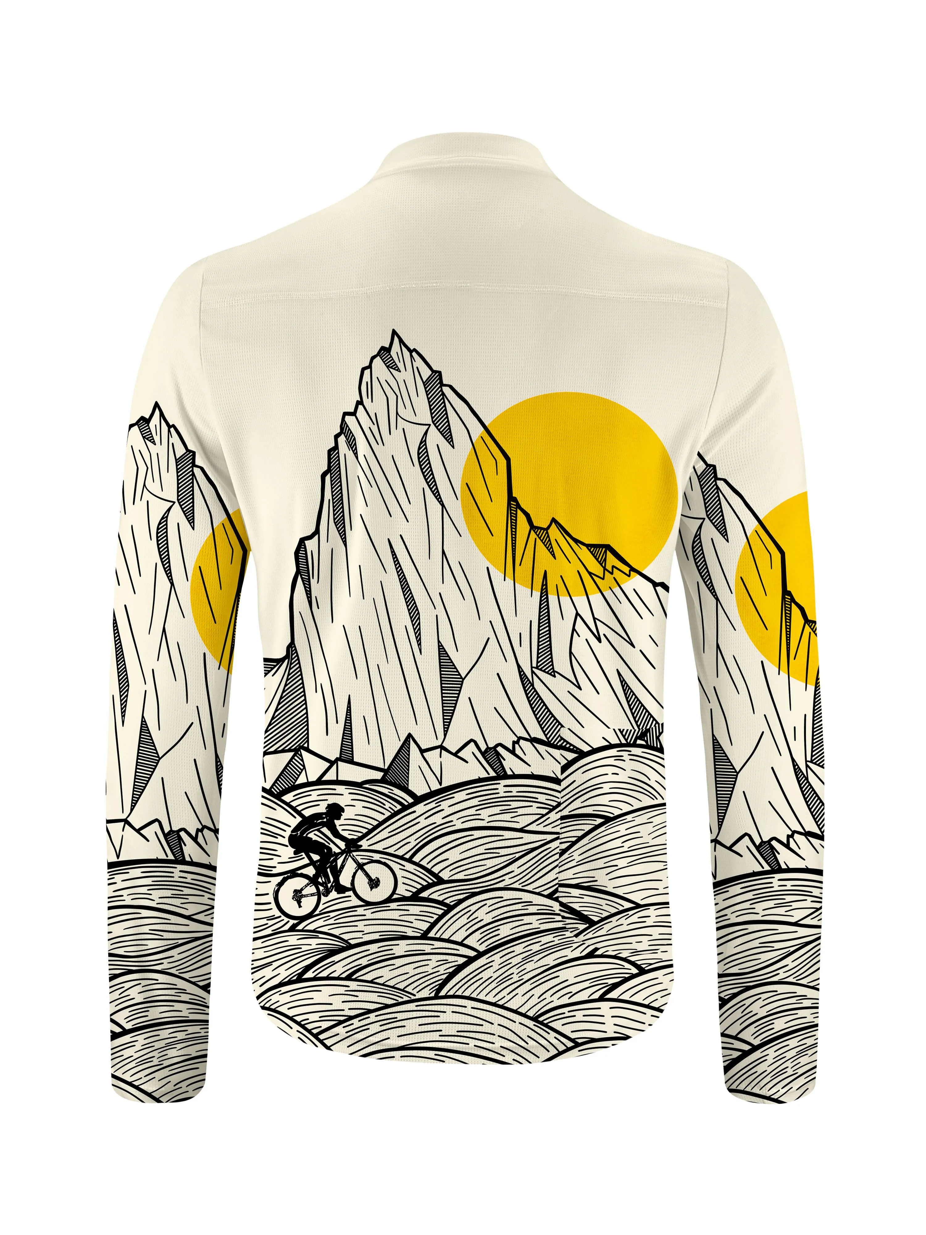 Orionride Outdoor Adventures Long Sleeve Half Zipper Mountain Bike Jersey sold by Orionride product image thumbnail 2