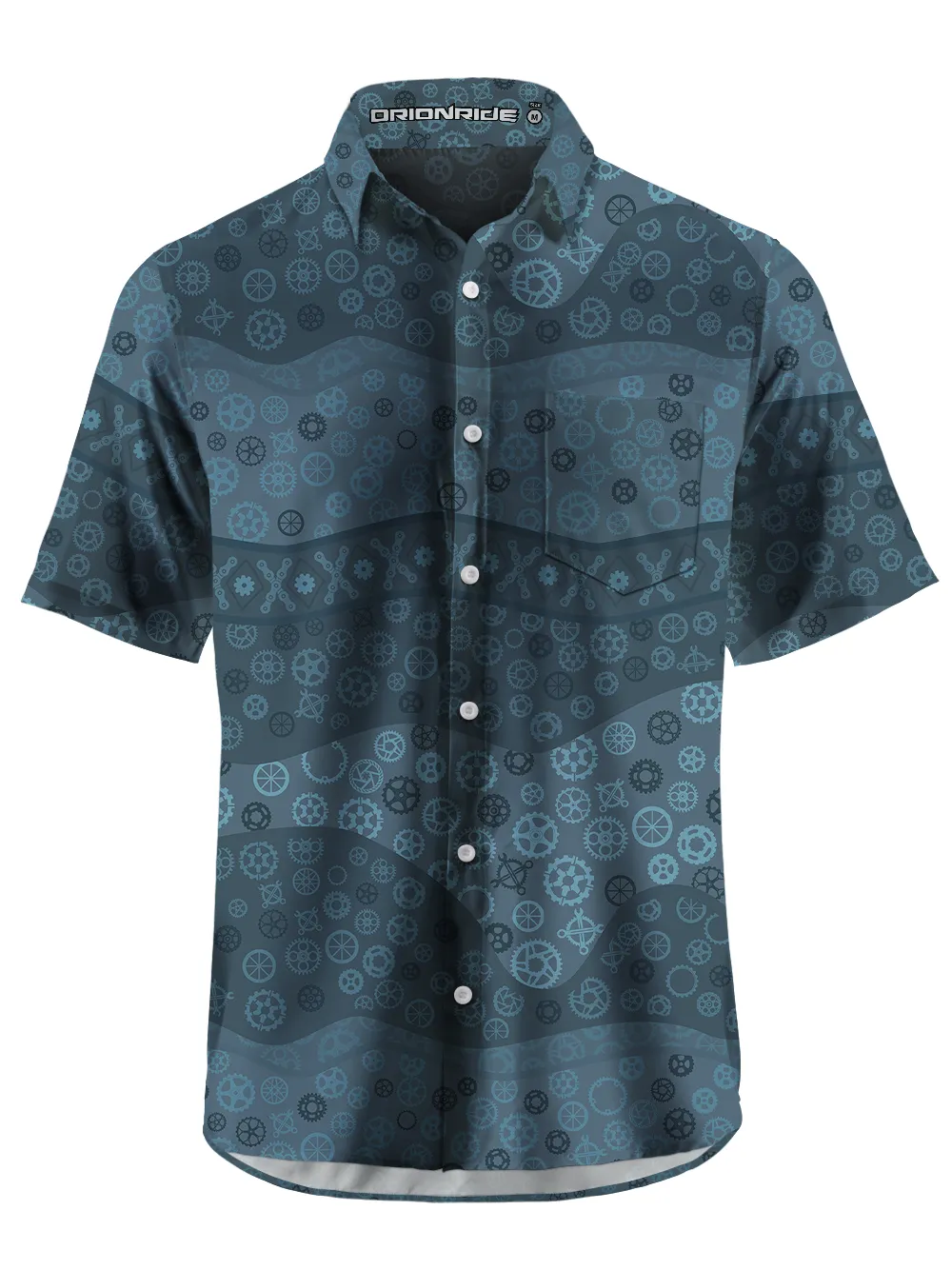 Orionride Wave Gear Zipper Pockets Ultra Lightweight Short Sleeves Gravel Shirt sold by Orionride product image thumbnail 3