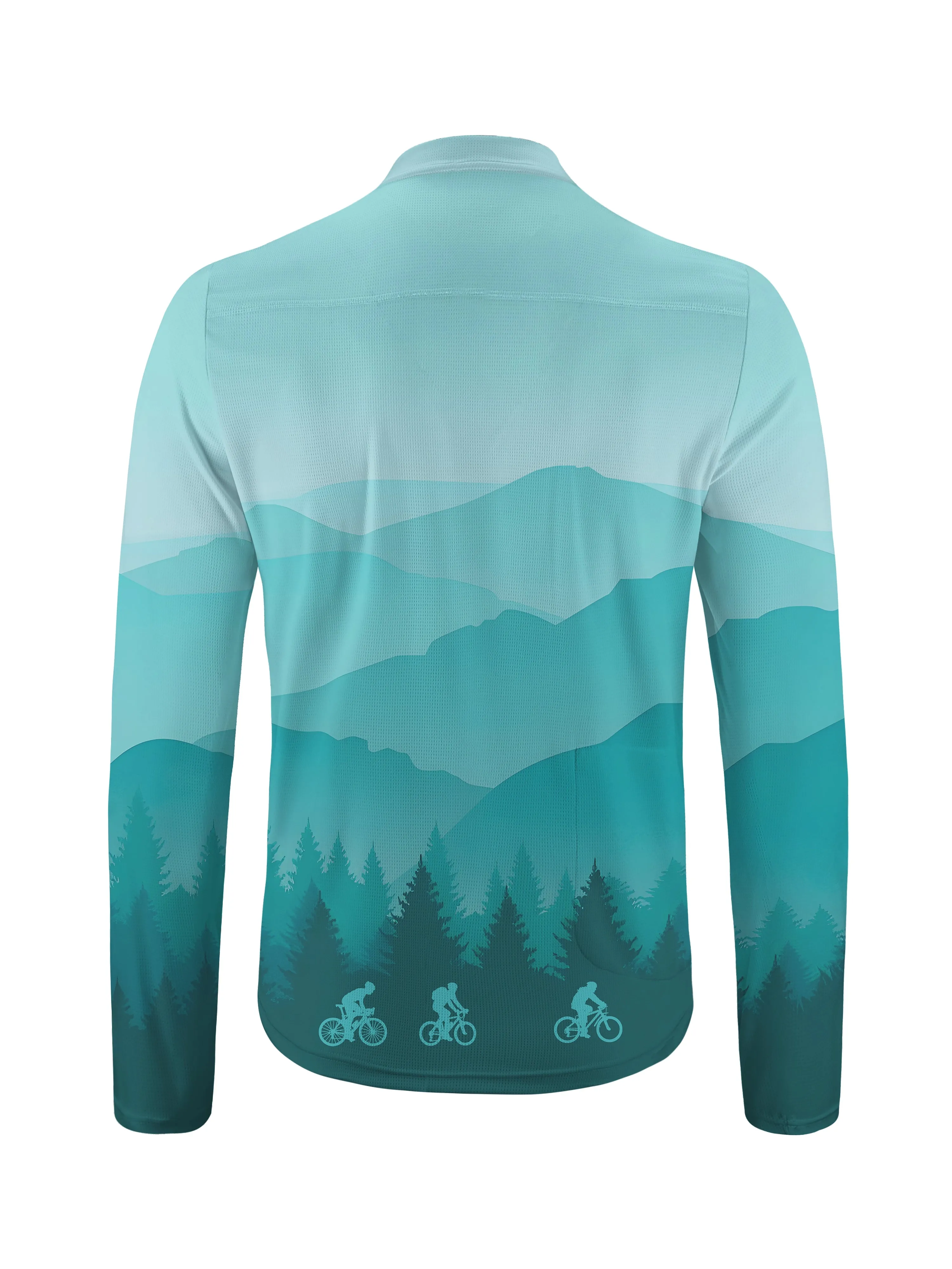 Orionride Jungle Ride Long Sleeve Half Zipper Mountain Bike Jersey sold by Orionride product image thumbnail 2
