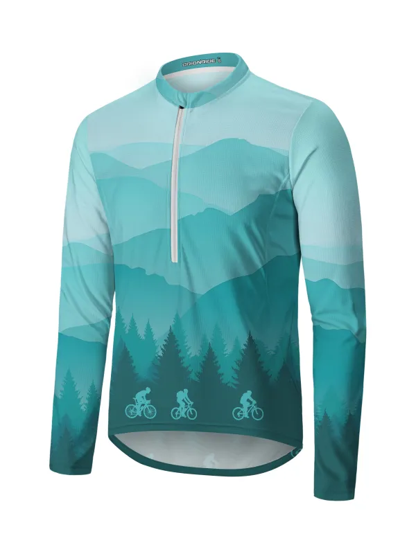 Orionride Jungle Ride Long Sleeve Half Zipper Mountain Bike Jersey sold by Orionride