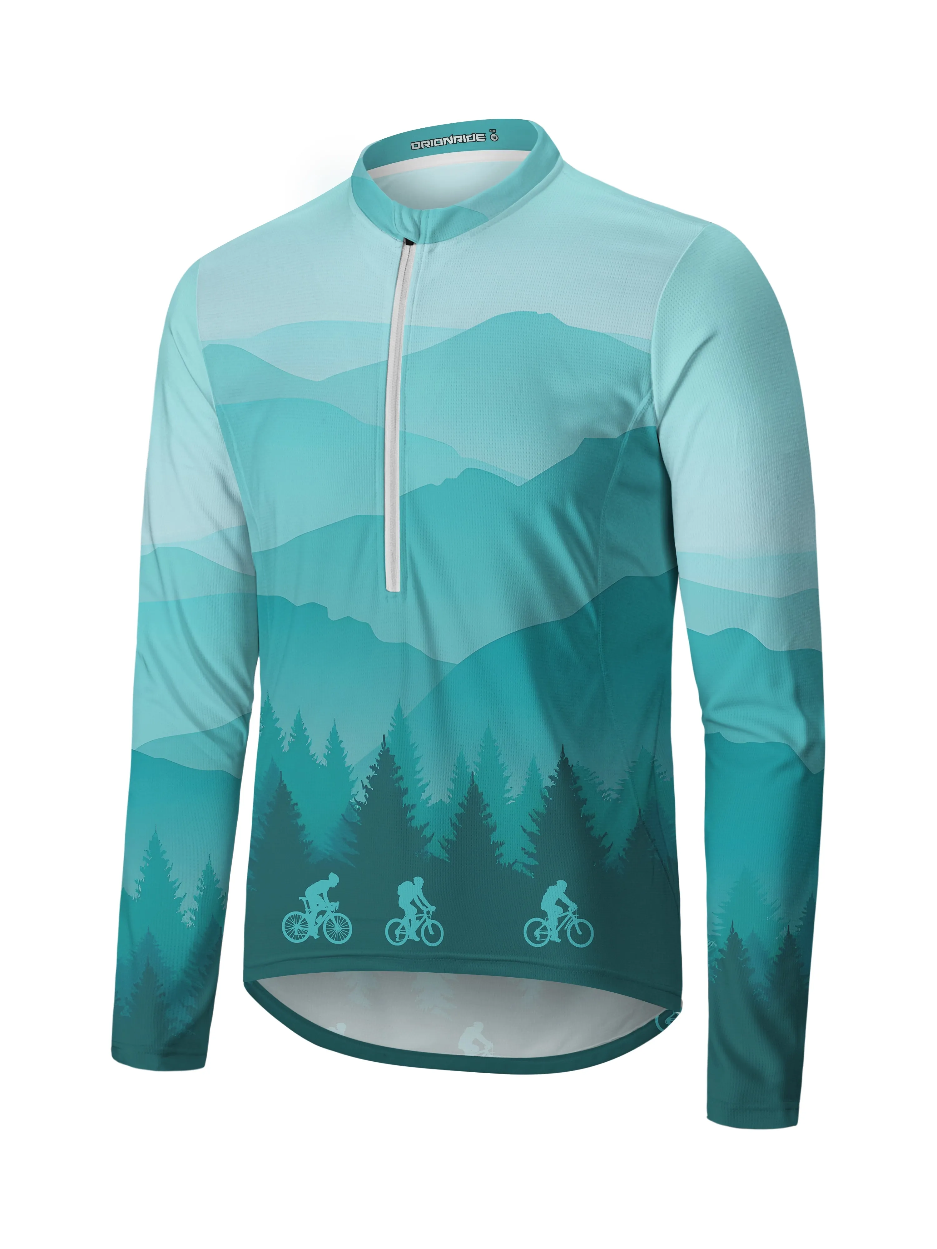 Orionride Jungle Ride Long Sleeve Half Zipper Mountain Bike Jersey sold by Orionride