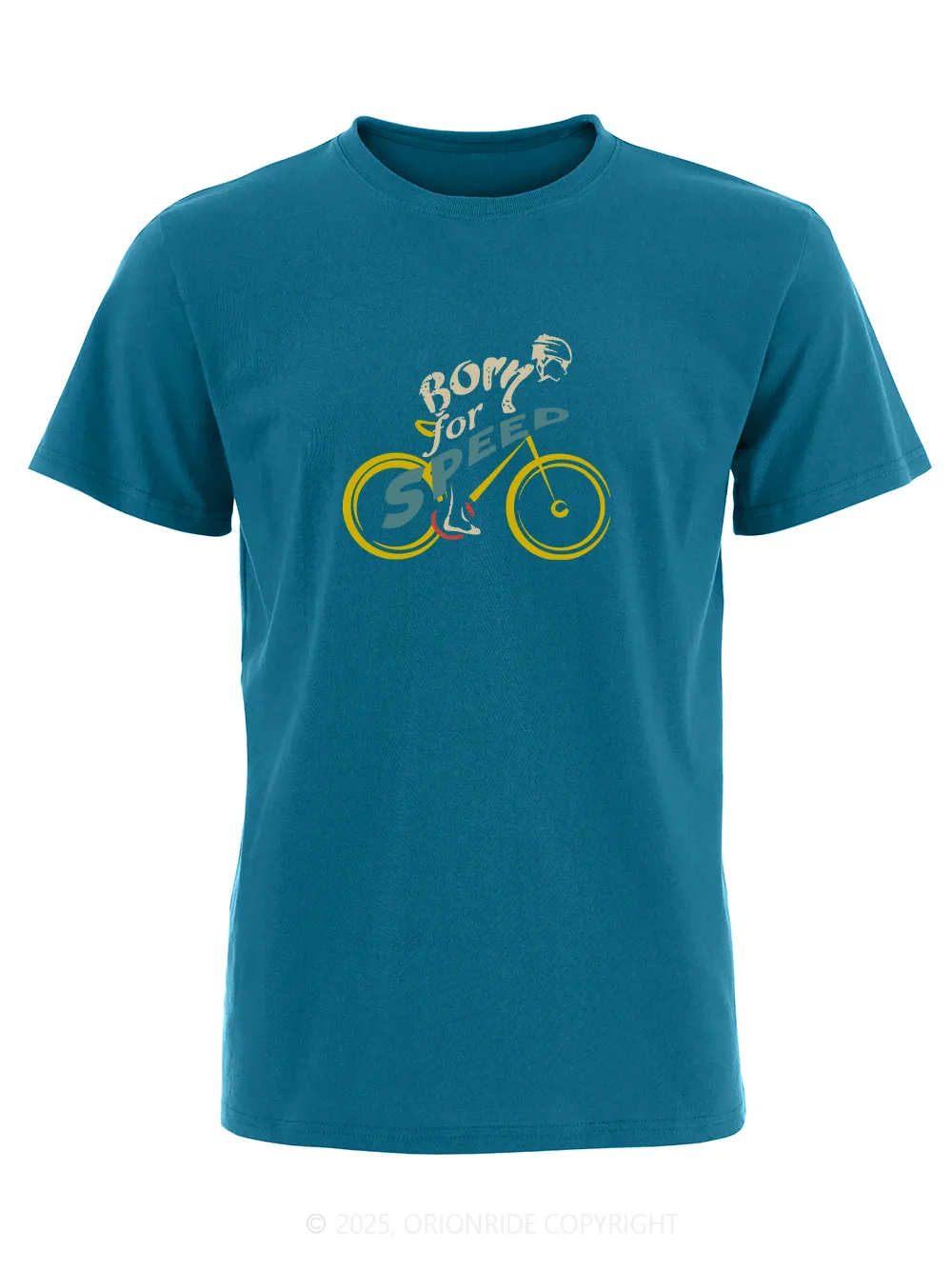 Orionride Born For Speed Short Sleeves Bike T-Shirt sold by Orionride product image thumbnail 3
