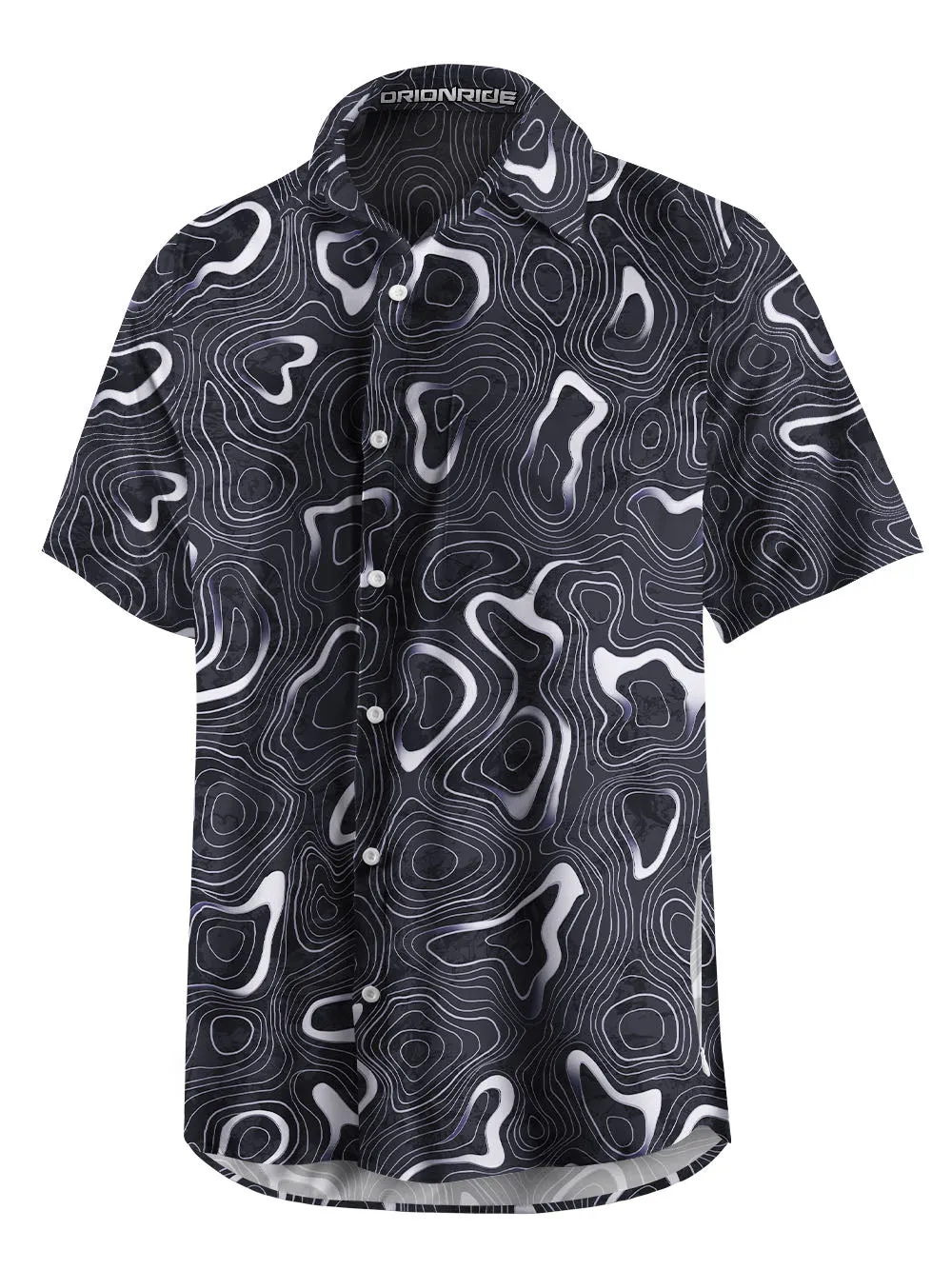 Orionride Mysterious Contours Zipper Pockets Ultra Lightweight Short Sleeves Gravel Shirt sold by Orionride product image thumbnail 4