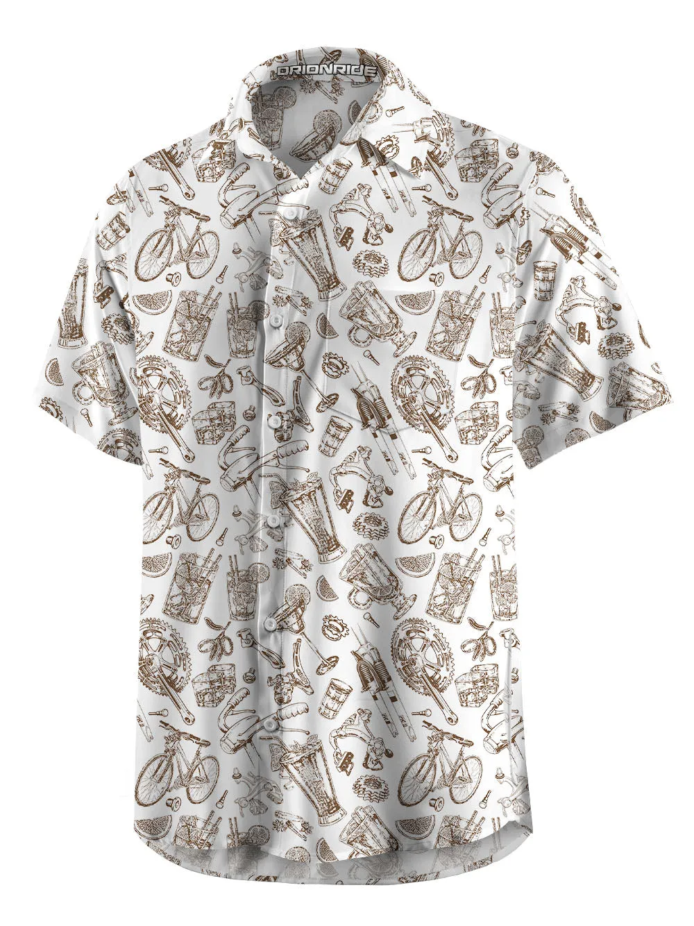 Orionride Cocktails And Parts Zipper Pockets Ultra Lightweight Short Sleeves Gravel Shirt sold by Orionride product image thumbnail 5