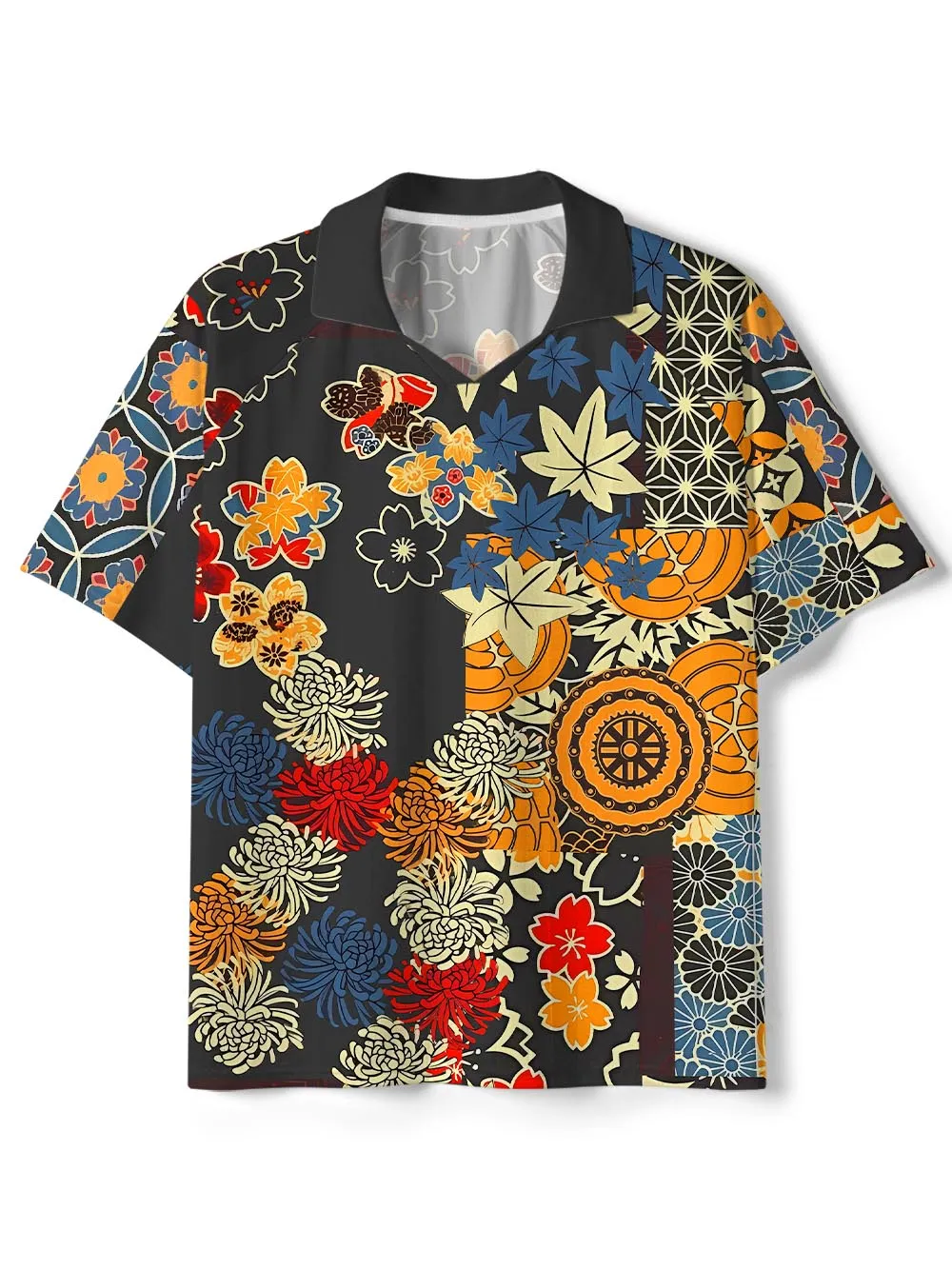 Orionride Unique Gear Flower Collar Mesh Jersey sold by Orionride