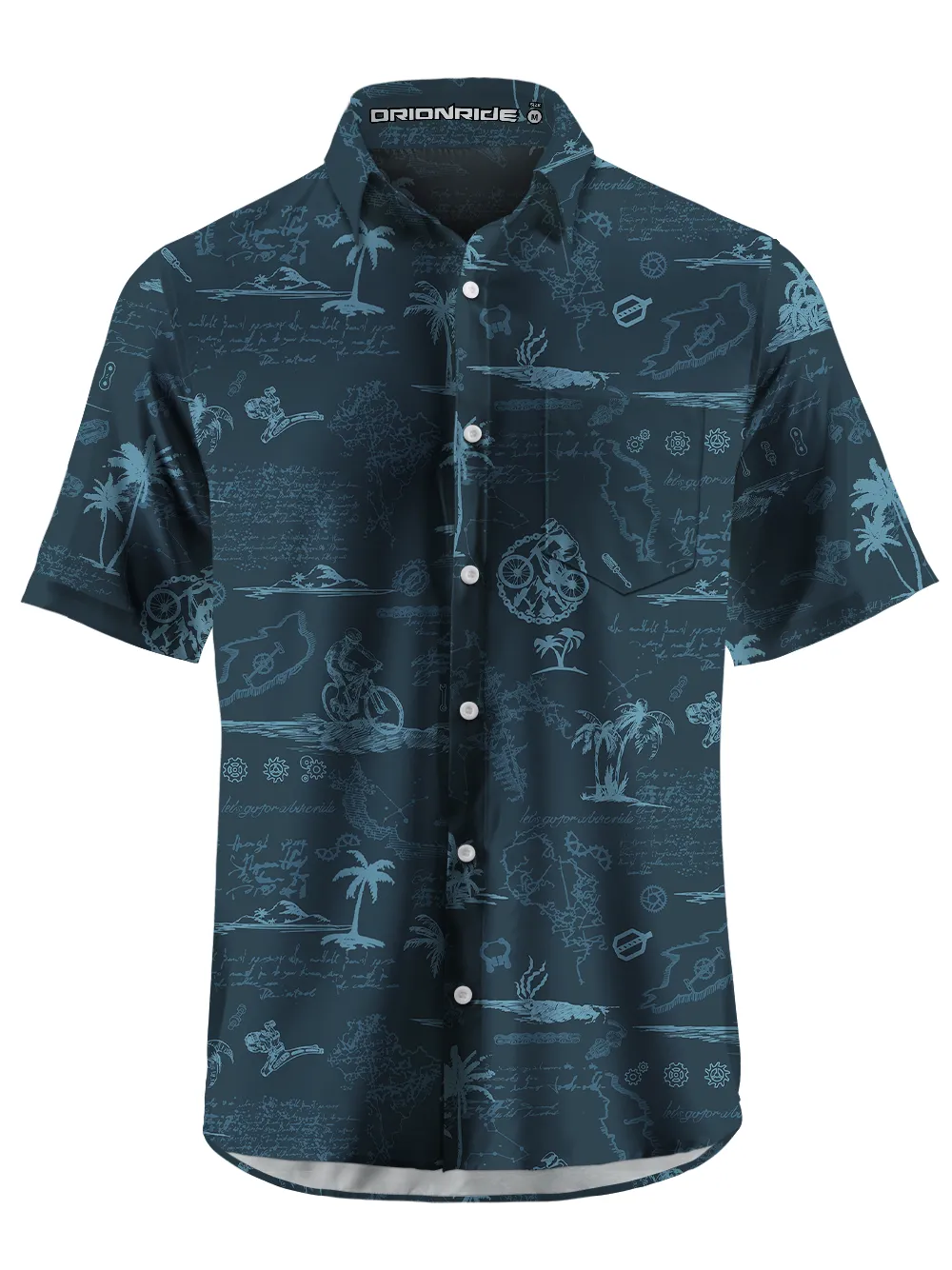 Orionride Island Relaxation Zipper Pockets Ultra Lightweight Short Sleeves Gravel Shirt sold by Orionride product image thumbnail 3