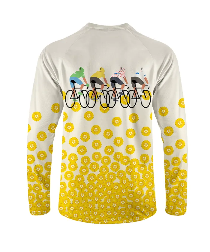 Orionride Pedal To The Bloom Long Sleeve Downhill Jersey sold by Orionride product image thumbnail 3