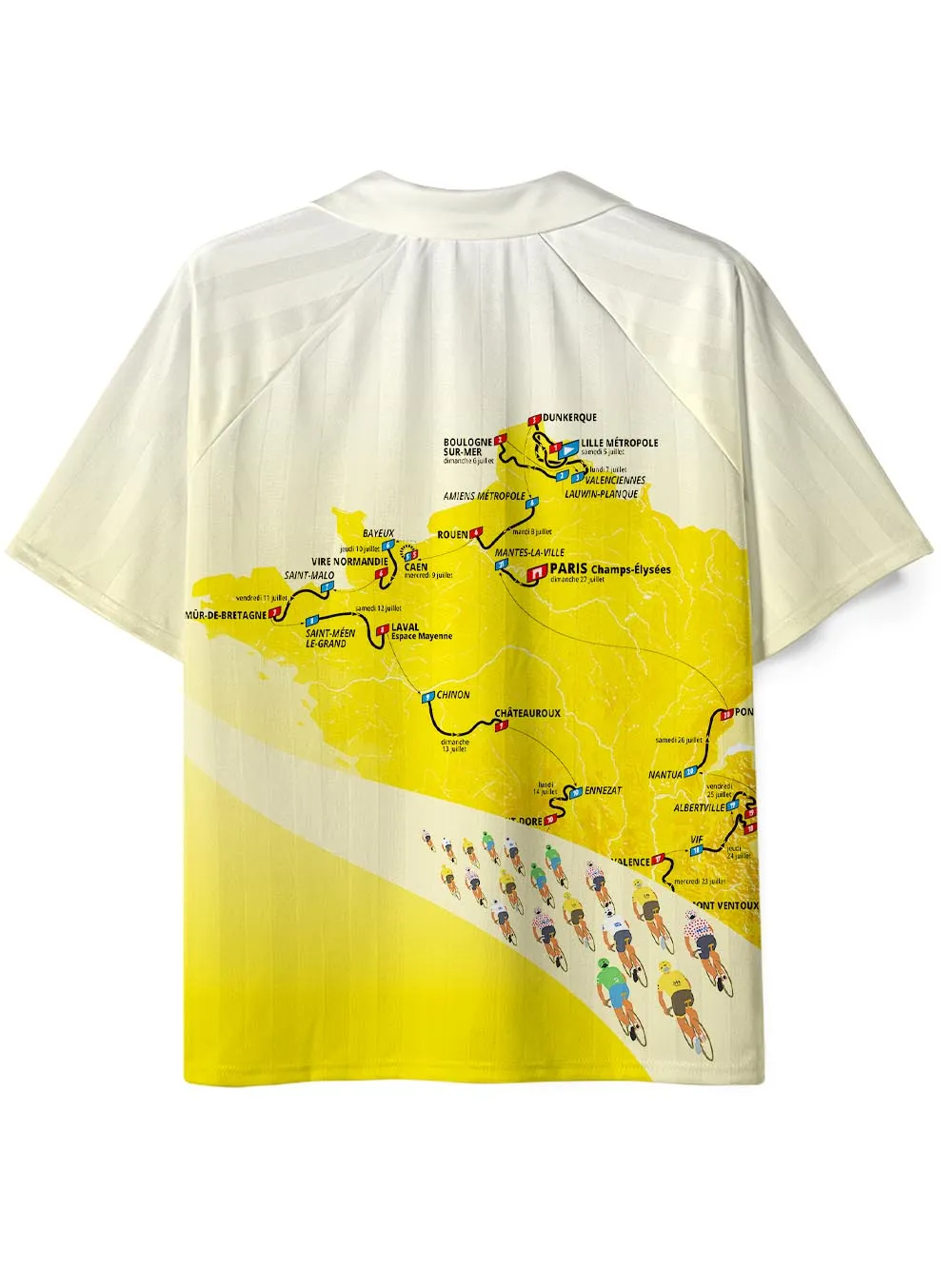 Orionride Race Route Collar Mesh Jersey sold by Orionride product image thumbnail 2
