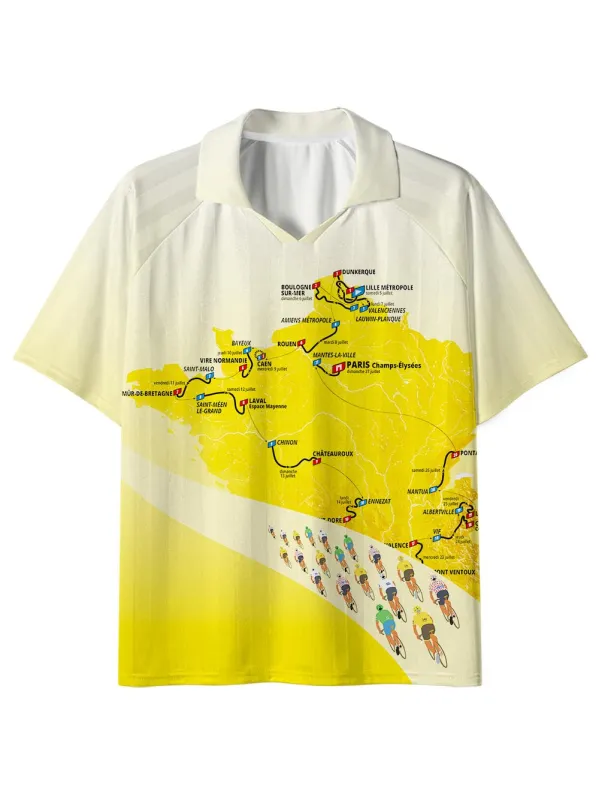 Orionride Race Route Collar Mesh Jersey sold by Orionride