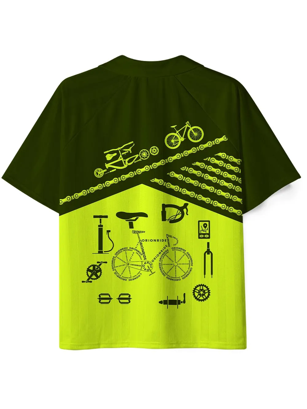 Orionride Letter Stitching Bicycle Collar Mesh Jersey sold by Orionride product image thumbnail 2