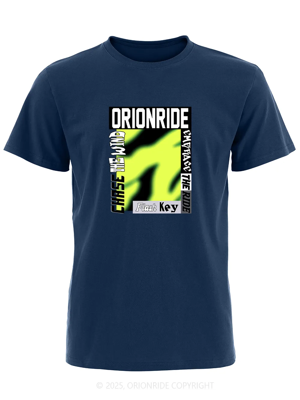 Orionride Embrace The Ride Short Sleeves Bike T-Shirt sold by Orionride product image thumbnail 3