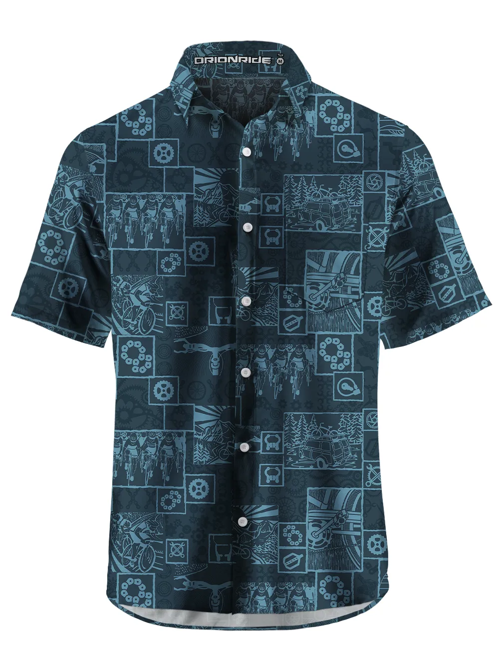 Orionride Wild Cycling Zipper Pockets Ultra Lightweight Short Sleeves Gravel Shirt sold by Orionride product image thumbnail 3