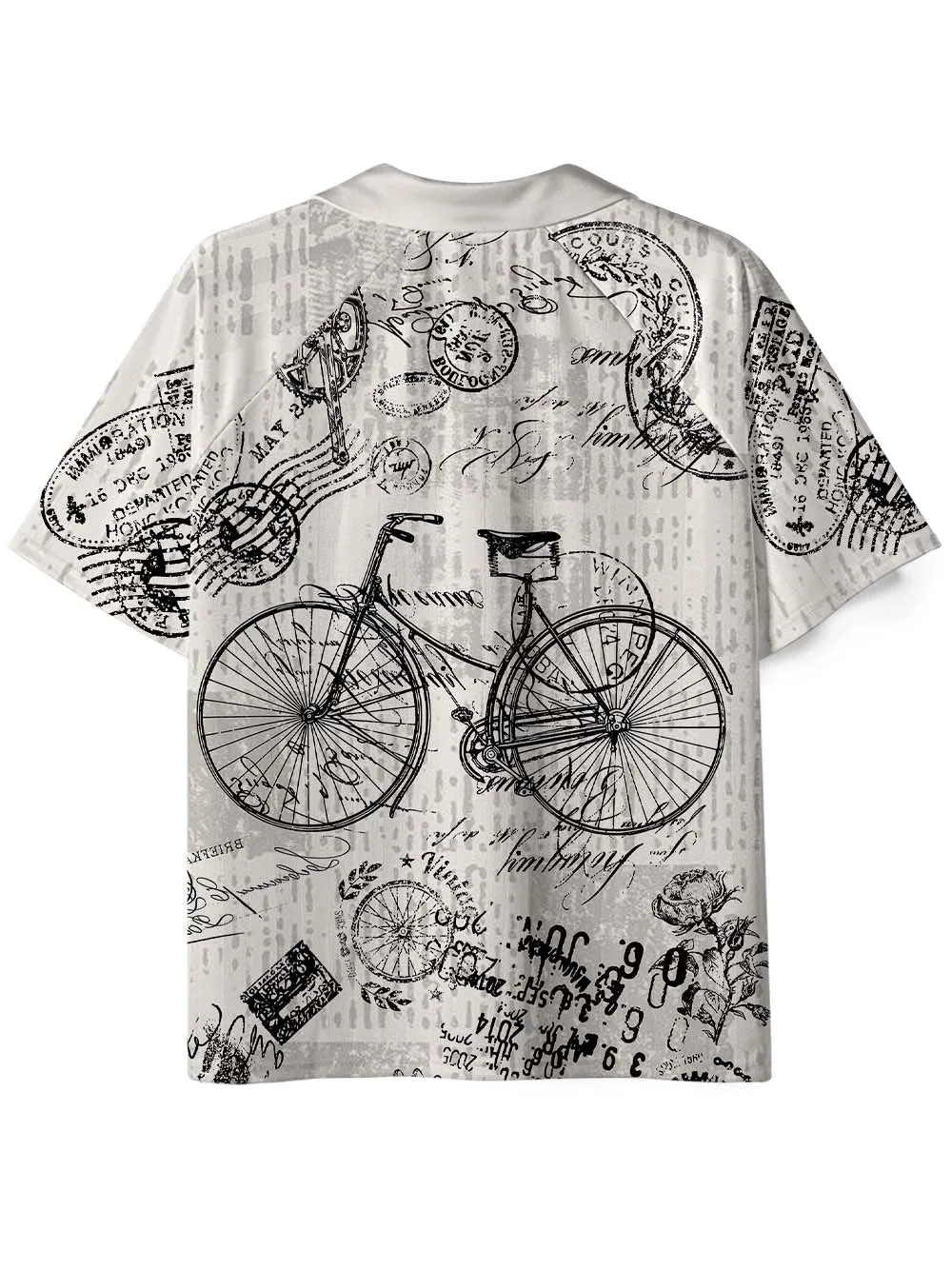 Orionride Nostalgic Bicycle Collar Mesh Jersey sold by Orionride product image thumbnail 2