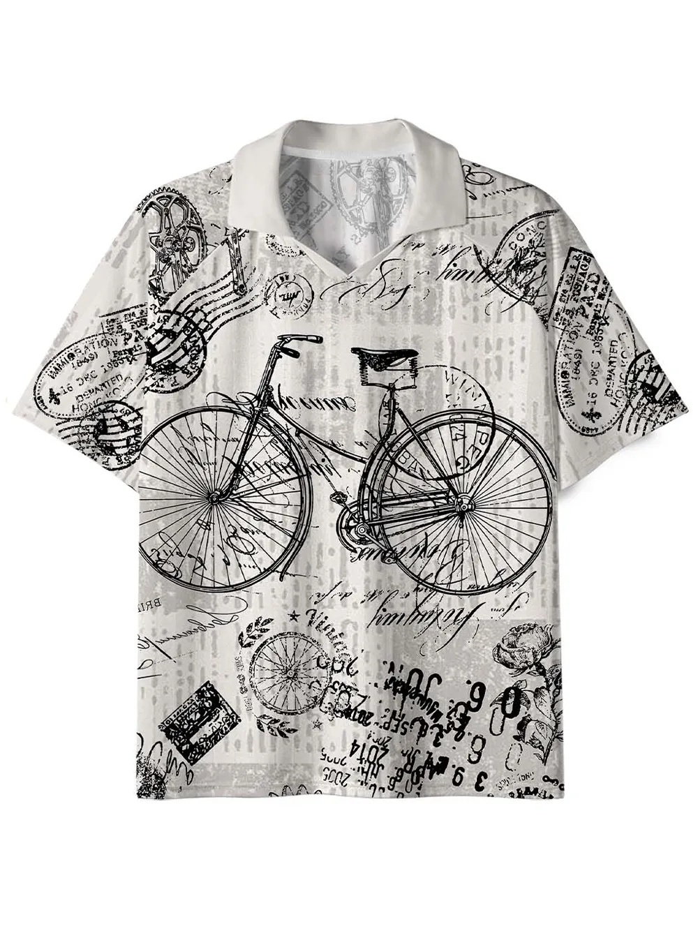 Orionride Nostalgic Bicycle Collar Mesh Jersey sold by Orionride
