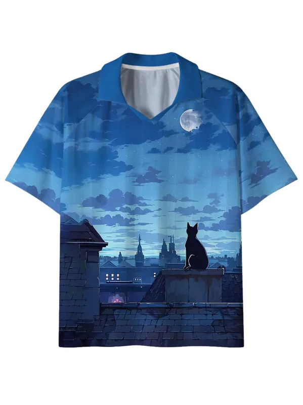 Orionride Black Cat Collar Mesh Jersey sold by Orionride