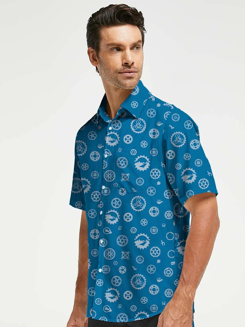 Orionride Gear World Zipper Pockets Ultra Lightweight Short Sleeves Gravel Shirt sold by Orionride product image thumbnail 2