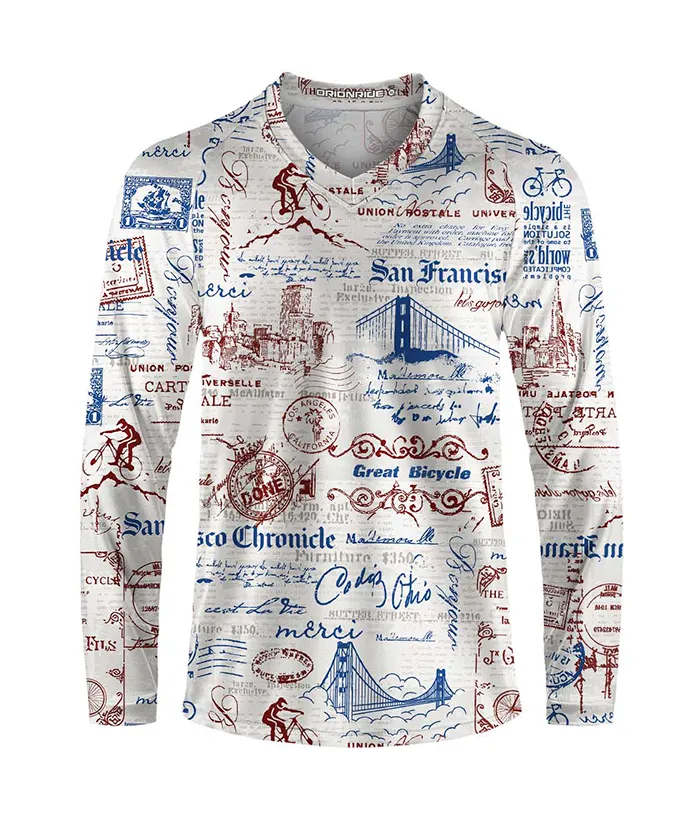 Orionride San Francisco Stories Long Sleeve Downhill Jersey sold by Orionride product image thumbnail 2