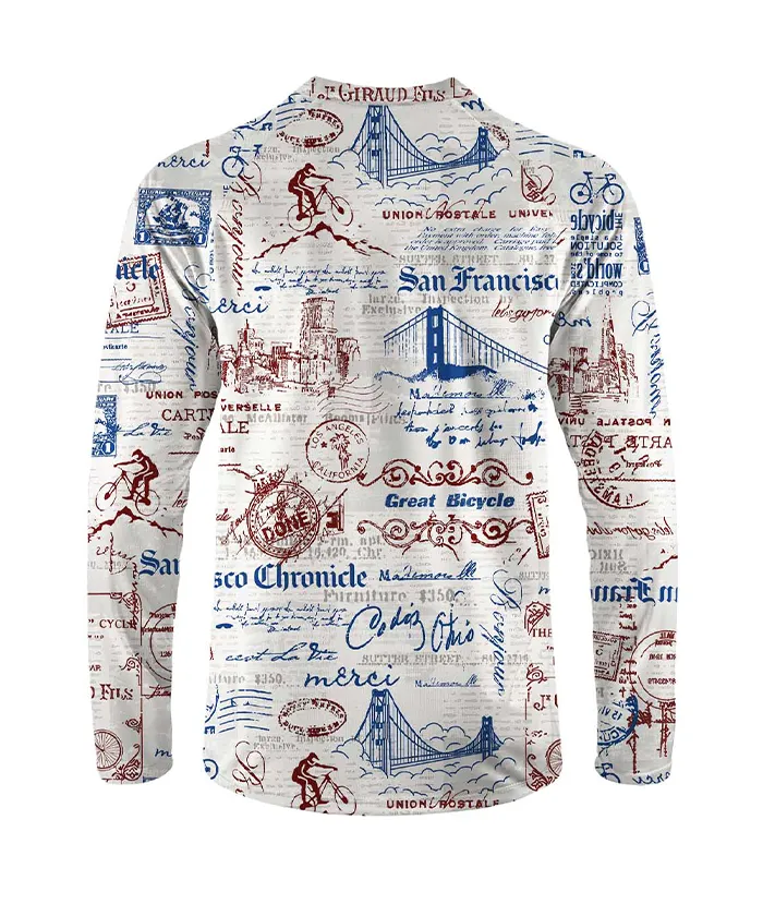 Orionride San Francisco Stories Long Sleeve Downhill Jersey sold by Orionride product image thumbnail 3