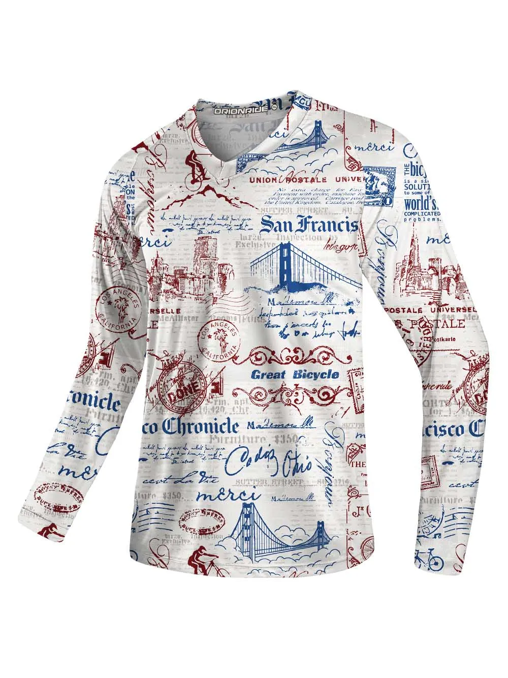 Orionride San Francisco Stories Long Sleeve Downhill Jersey sold by Orionride