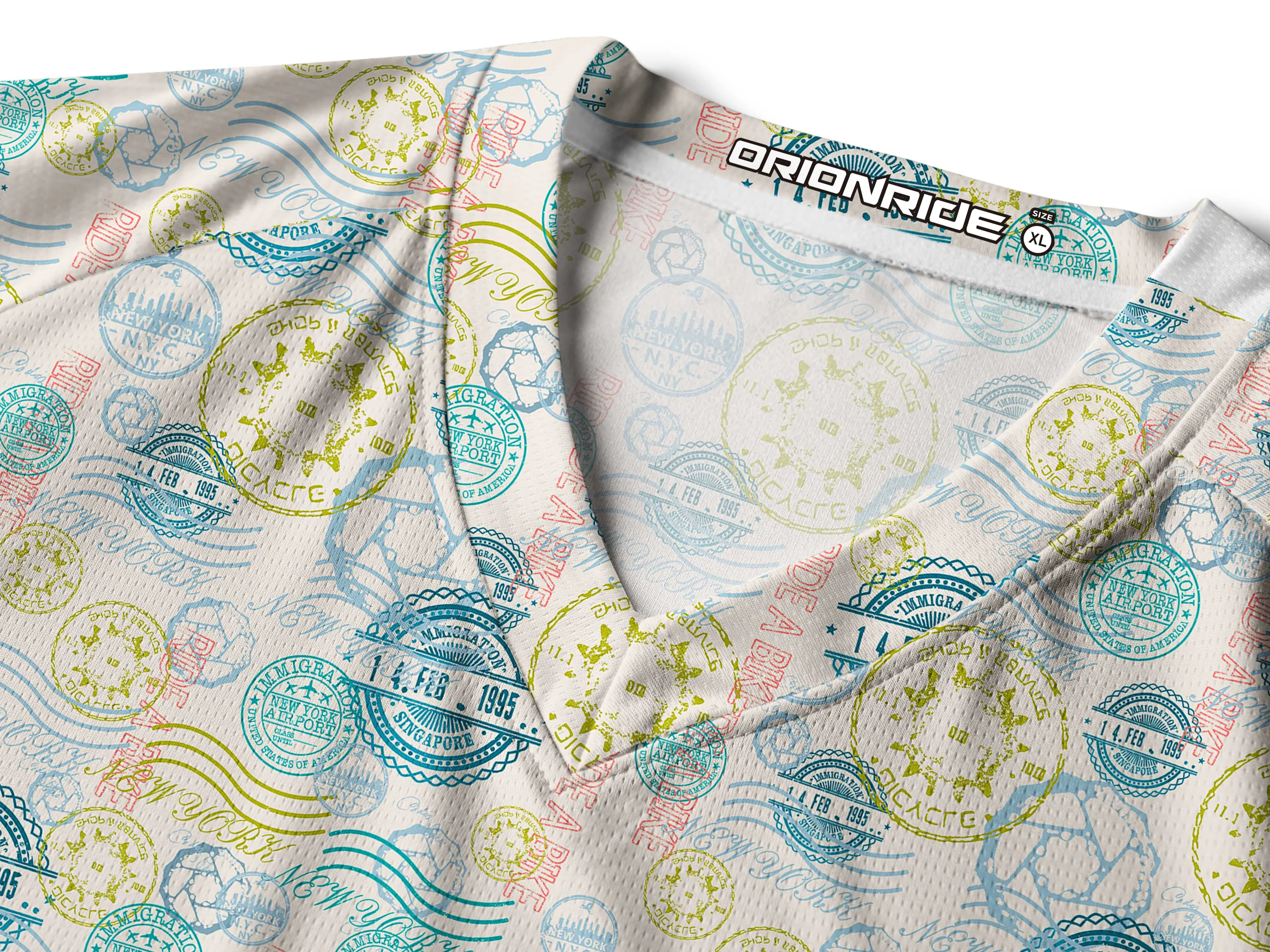 Orionride Color Stamp Long Sleeve Downhill Jersey sold by Orionride product image thumbnail 4