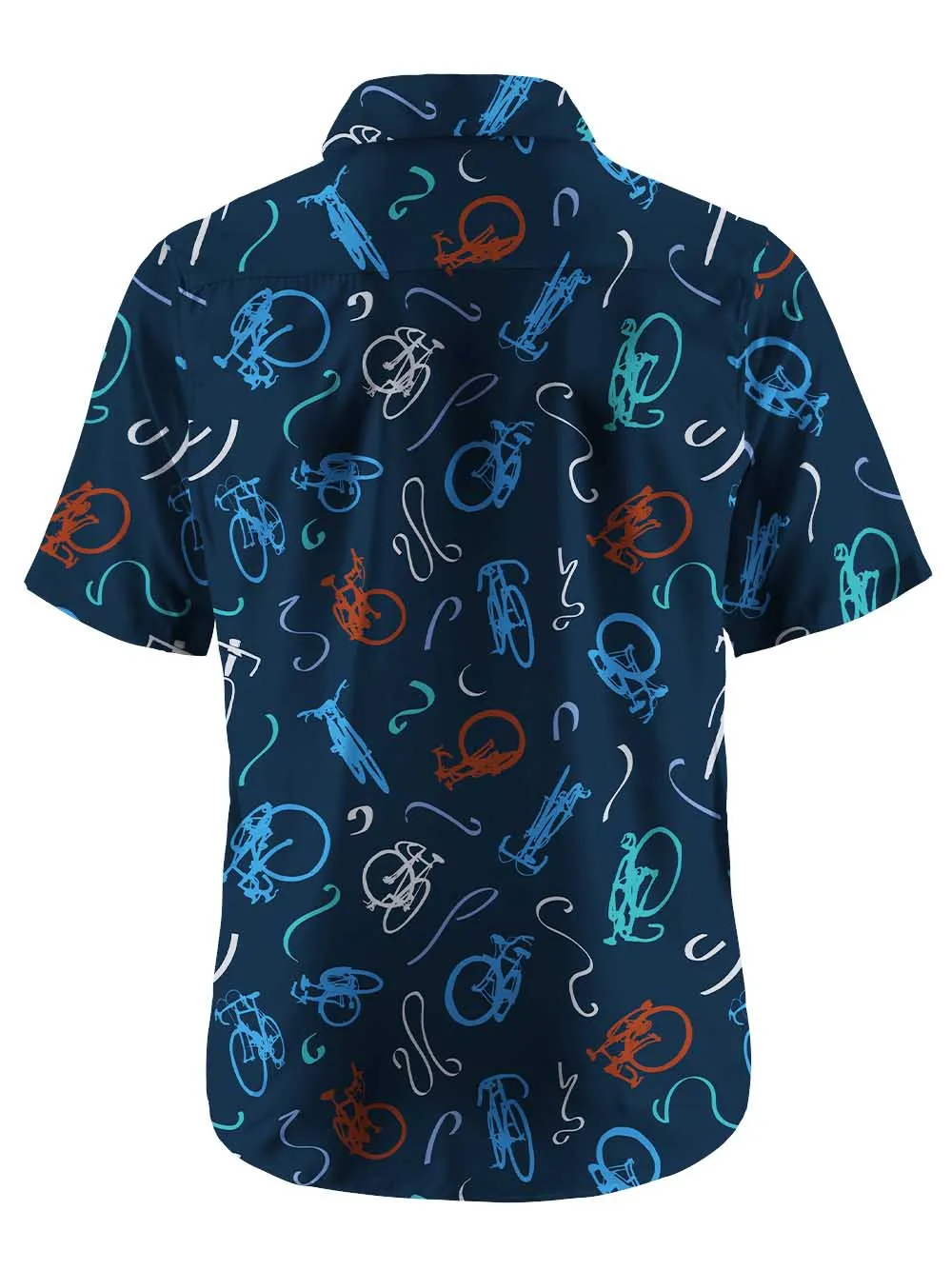 Orionride Graffiti Bicycle Zipper Pockets Ultra Lightweight Short Sleeves Gravel Shirt sold by Orionride product image thumbnail 4
