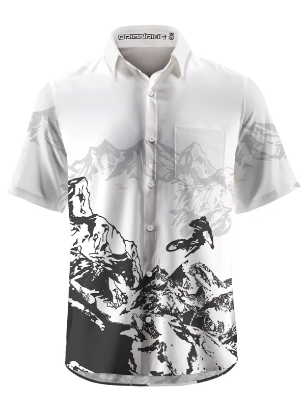 Orionride Hill Racing Zipper Pockets Ultra Lightweight Short Sleeves Gravel Shirt sold by Orionride