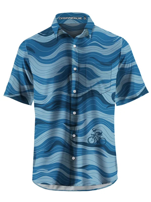 Orionride Winding Curves Zipper Pockets Ultra Lightweight Short Sleeves Gravel Shirt sold by Orionride