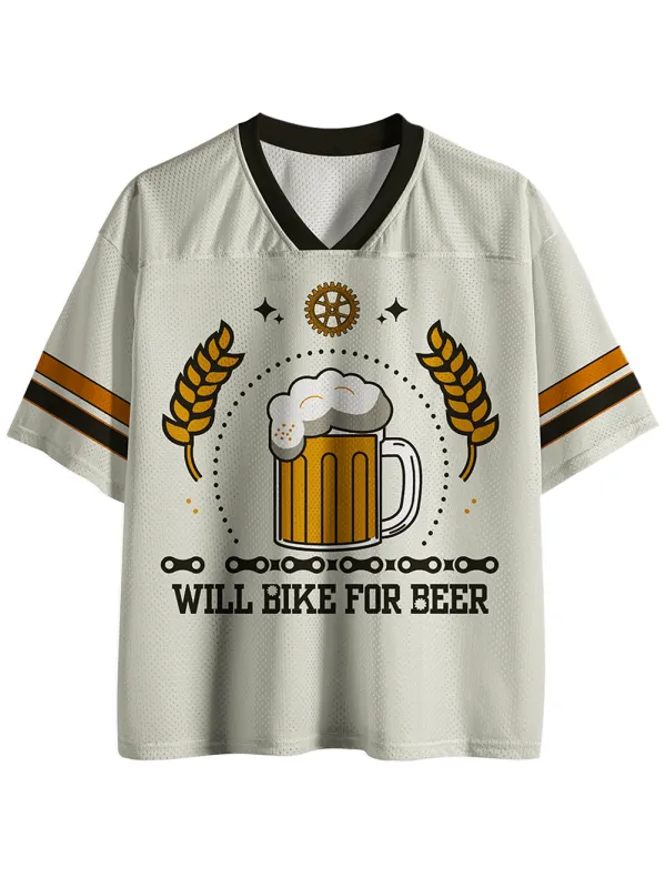 Orionride Beer Wheat Ears Mesh Jersey sold by Orionride