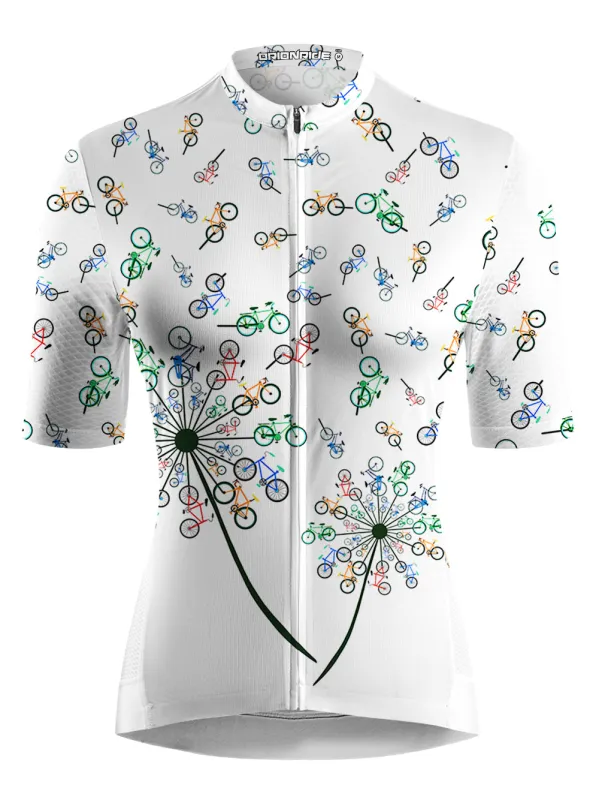 Orionride Dandelion Bike Short Sleeves Women's Jersey sold by Orionride