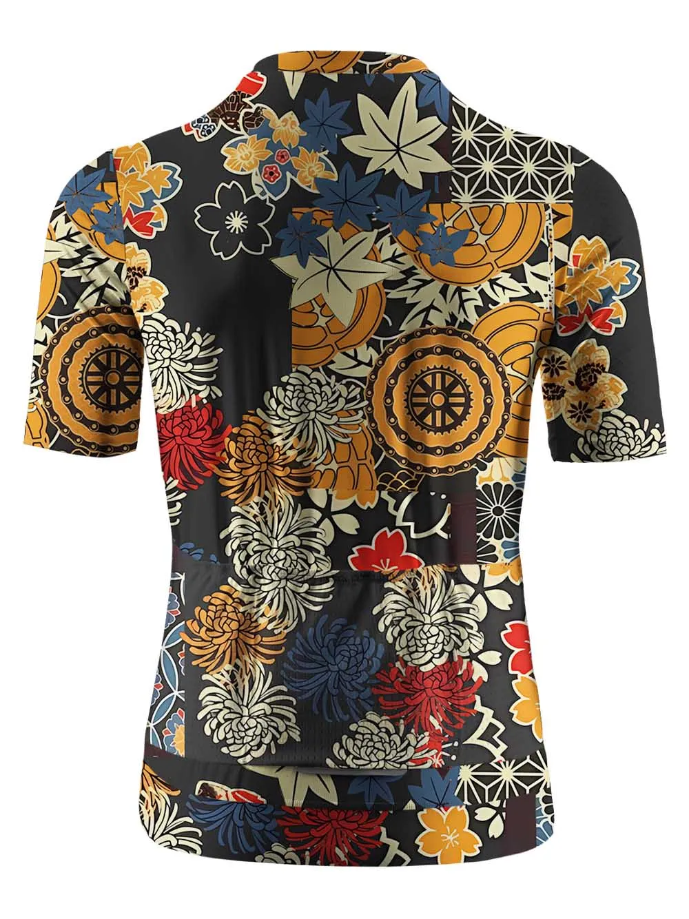 Orionride Unique Gear Flower Short Sleeves Jersey sold by Orionride product image thumbnail 3