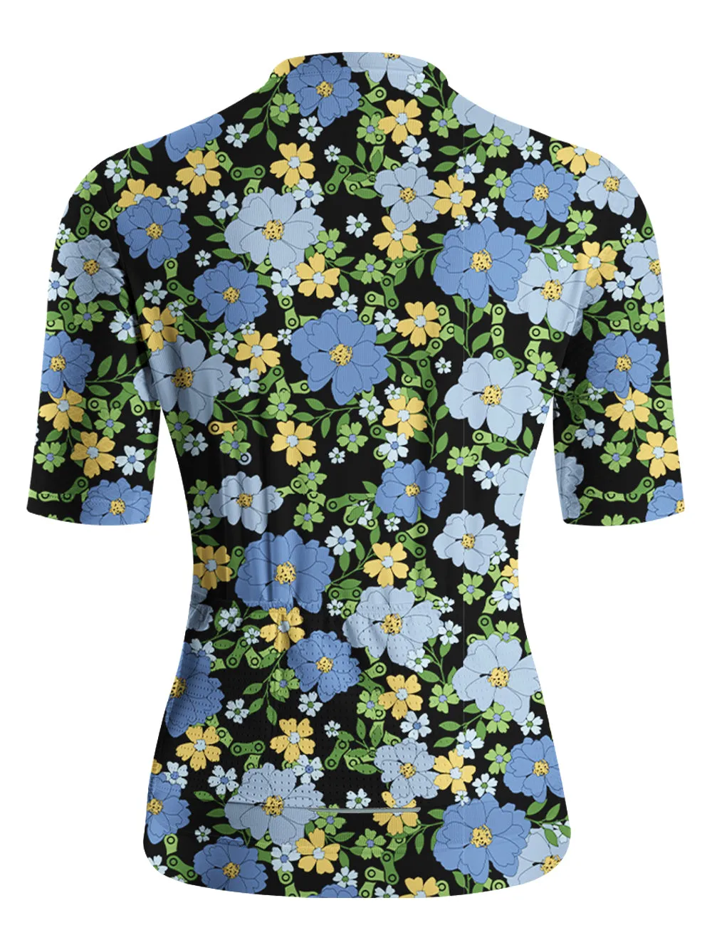 Orionride Tropical Floral Chain Short Sleeves Women's Jersey sold by Orionride product image thumbnail 4