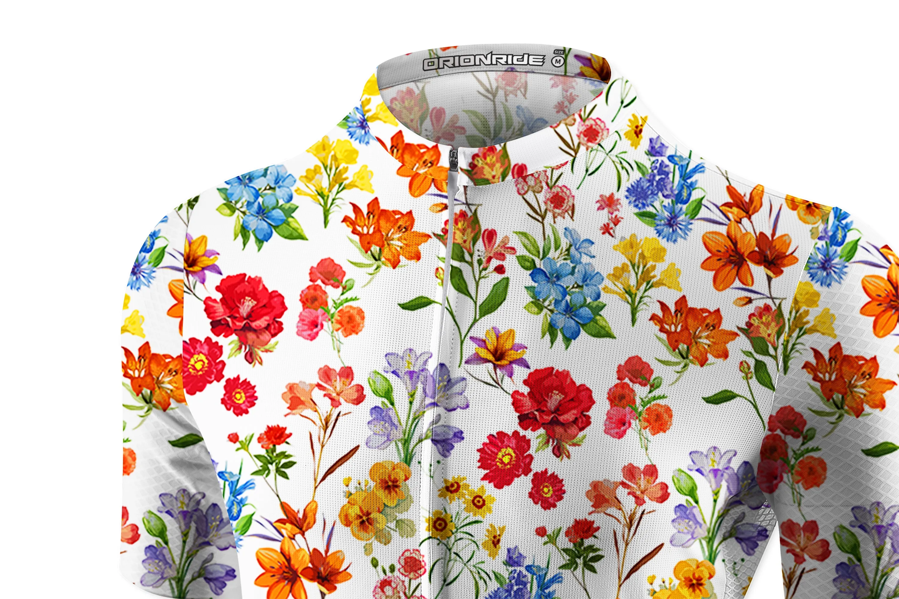 Orionride Sunshine Floral Short Sleeves Women's Jersey sold by Orionride product image thumbnail 4
