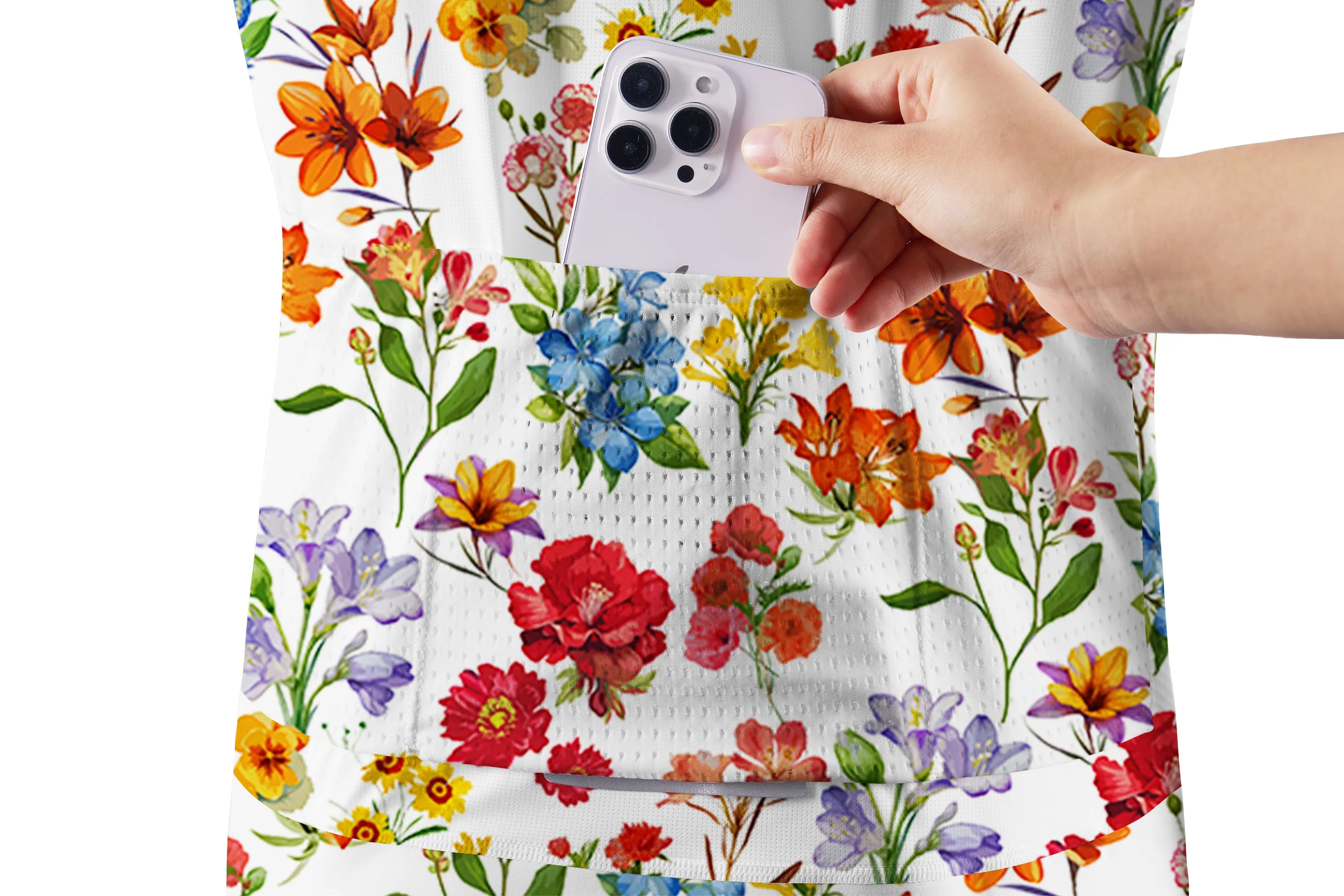 Orionride Sunshine Floral Short Sleeves Women's Jersey sold by Orionride product image thumbnail 5