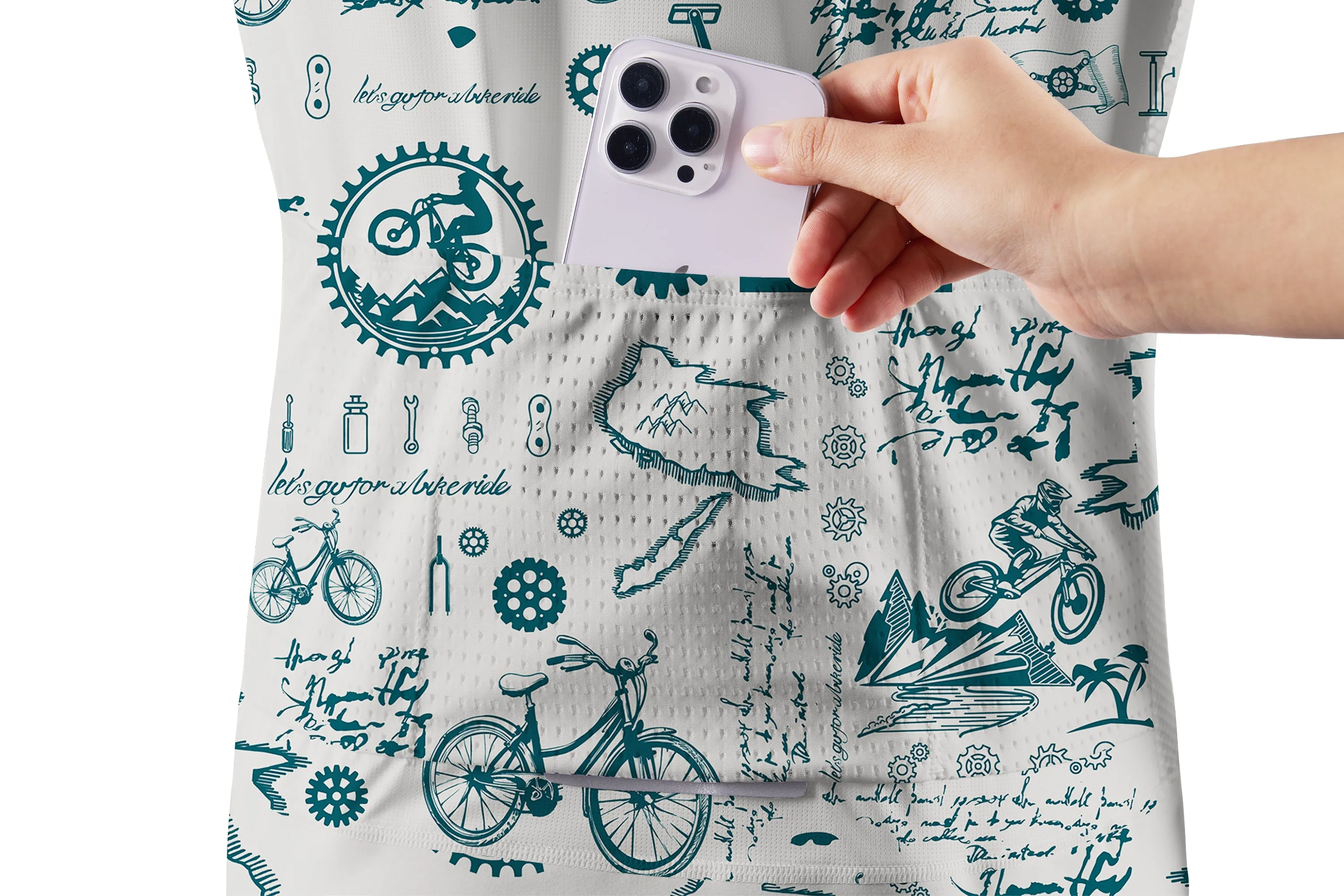 Orionride Cycling Diary Short Sleeves Women's Jersey sold by Orionride product image thumbnail 5