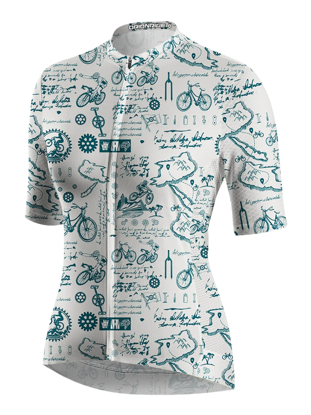 Orionride Cycling Diary Short Sleeves Women's Jersey sold by Orionride product image thumbnail 2