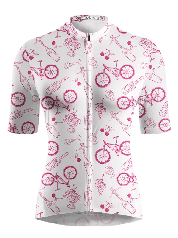 Orionride Fruit And Beer Short Sleeves Women's Jersey sold by Orionride