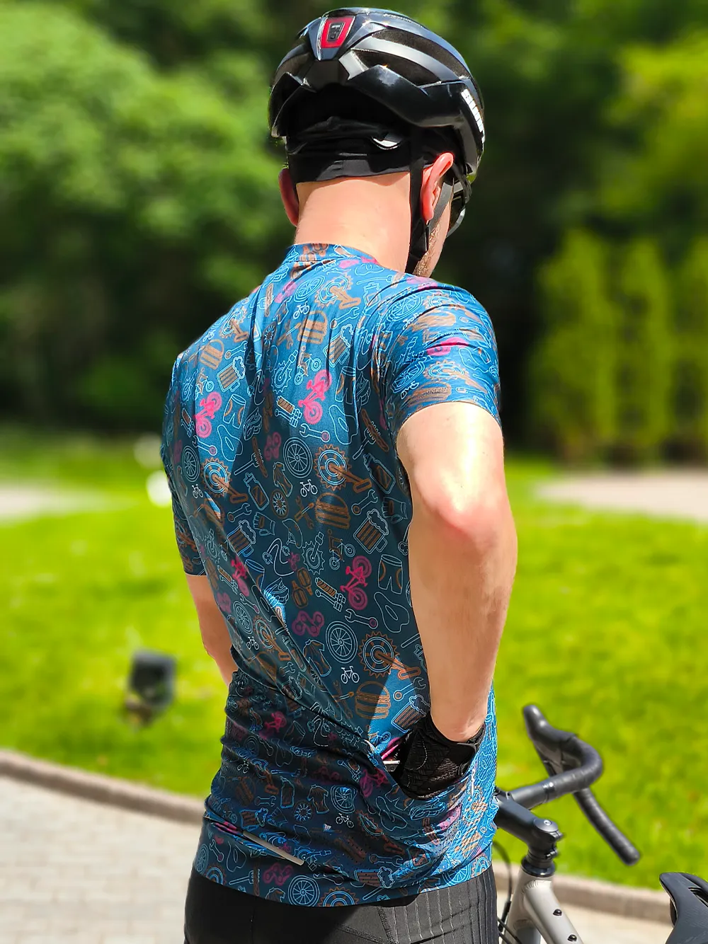 Orionride Short Sleeves Weekend BBQ Cycling Jersey sold by Orionride product image thumbnail 2