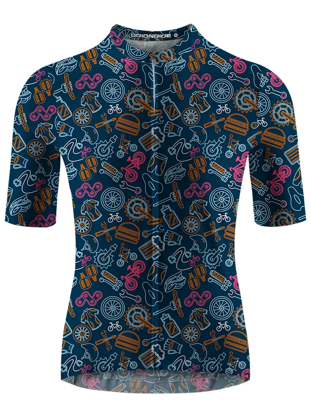 Orionride Short Sleeves Weekend BBQ Cycling Jersey sold by Orionride