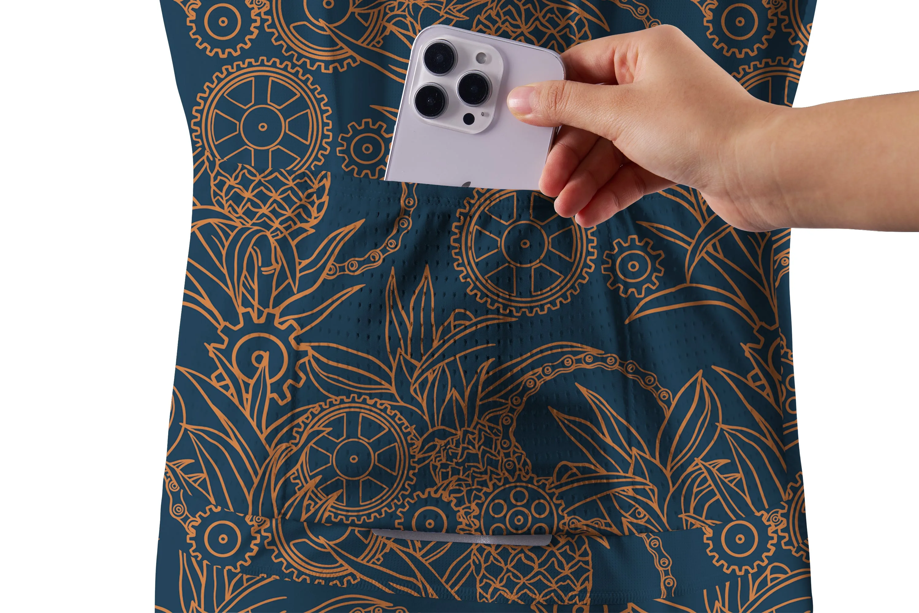 Orionride Short Sleeves Pineapple Isle Cycling Jersey sold by Orionride product image thumbnail 5