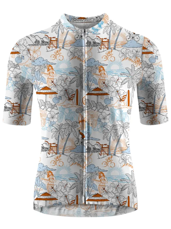 Orionride Short Sleeves Hawaiian Style Cycling Jersey sold by Orionride