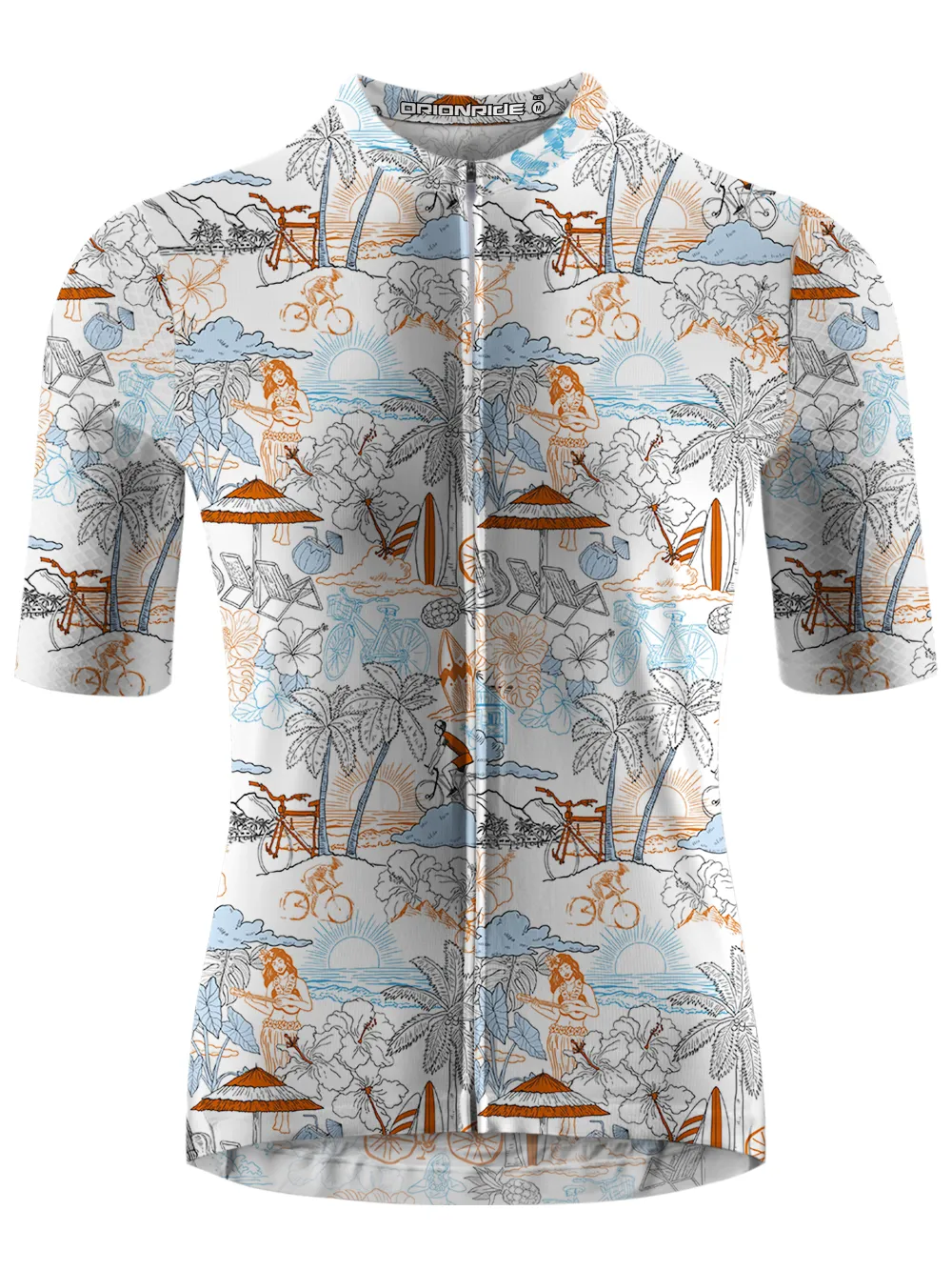 Orionride Short Sleeves Hawaiian Style Cycling Jersey sold by Orionride