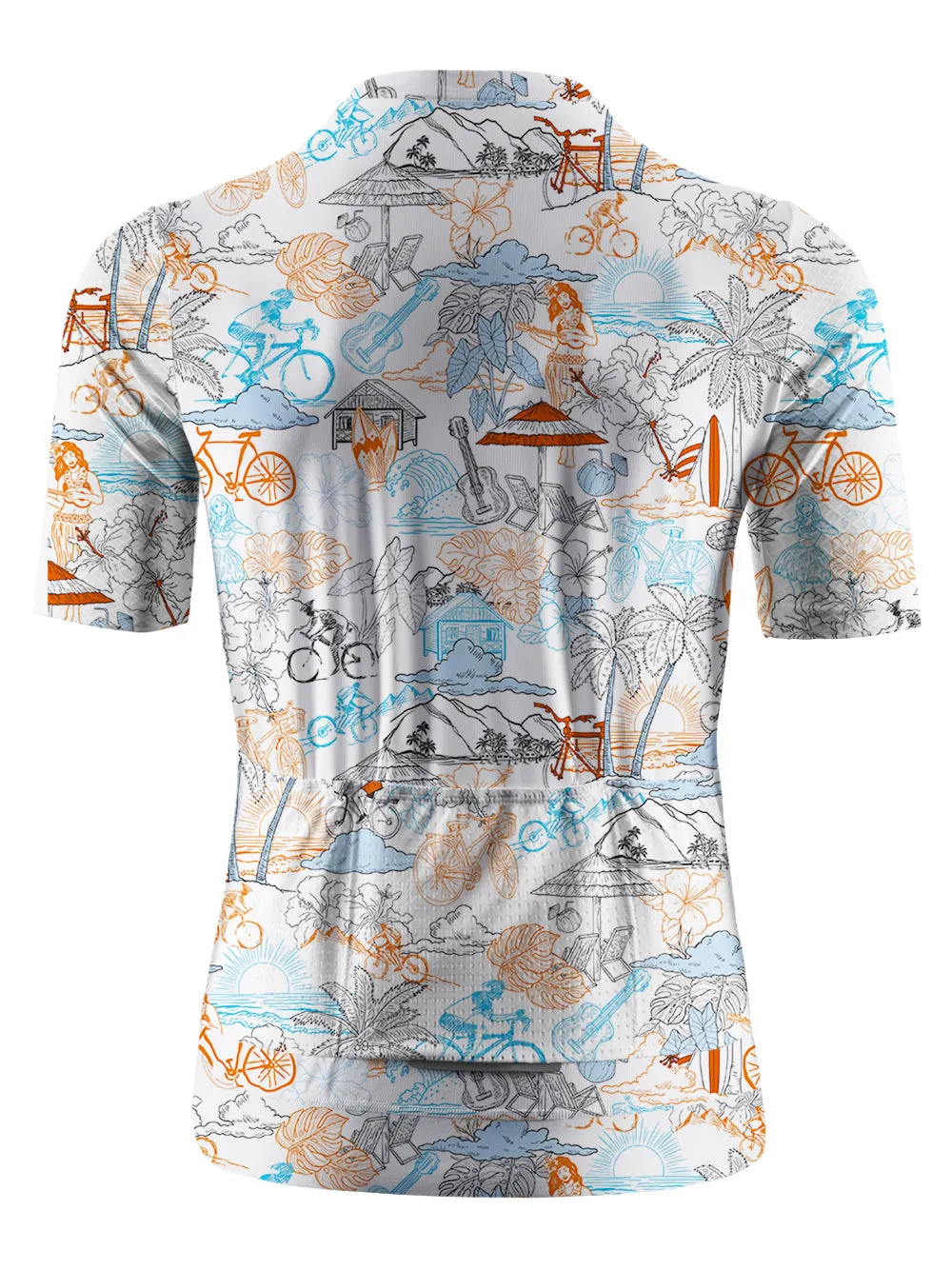 Orionride Short Sleeves Hawaiian Style Cycling Jersey sold by Orionride product image thumbnail 4
