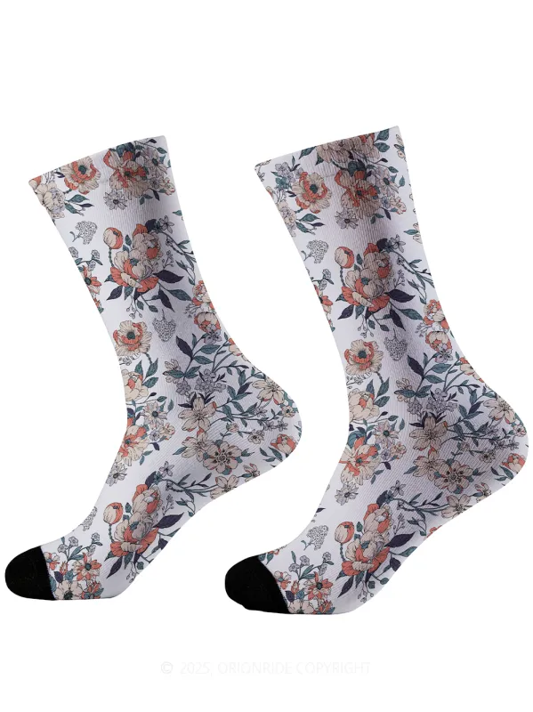 Orionride Buds Of Flowers Cycling Socks sold by Orionride