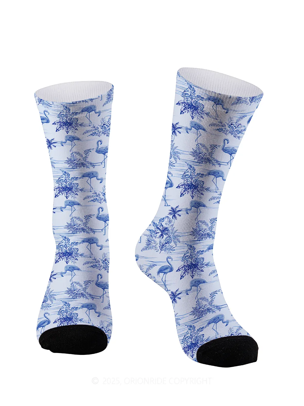 Orionride Blue Flamingo Cycling Socks sold by Orionride product image thumbnail 2