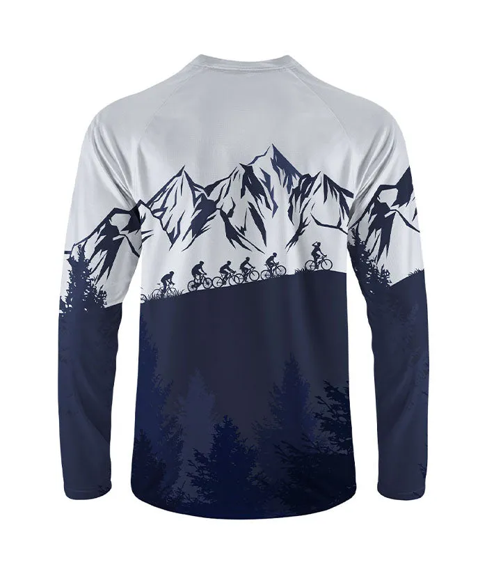 Orionride Riding In Groups Long Sleeve Downhill Jersey sold by Orionride product image thumbnail 3